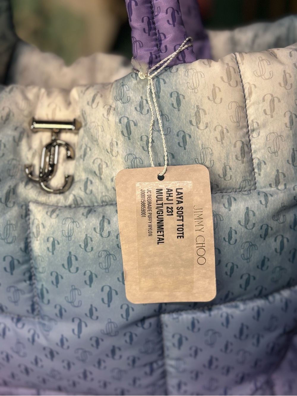 Jimmy Choo Laya Soft Tote~NWT w/COA - Picture 4 of 16